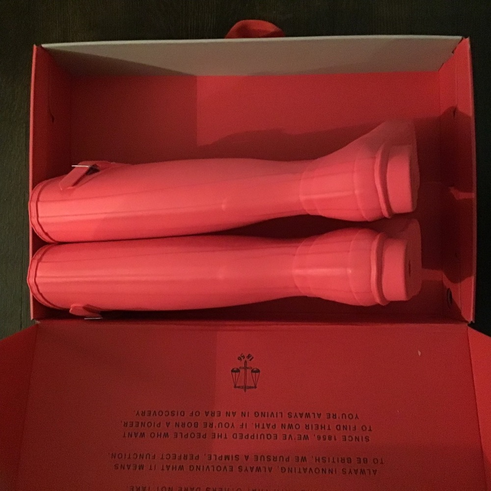 New HUNTER Classic Tall Rain Boot - Hyper Pink - Picture 5 of 6